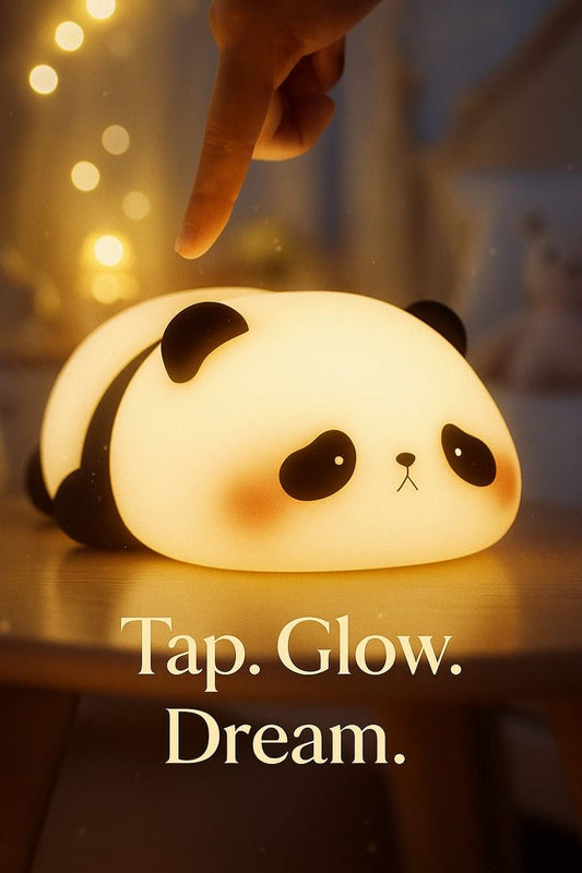 Snoring panda night light